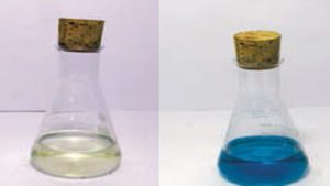 گزارش کار آزمایش واکنش بطری آبی شماره 8